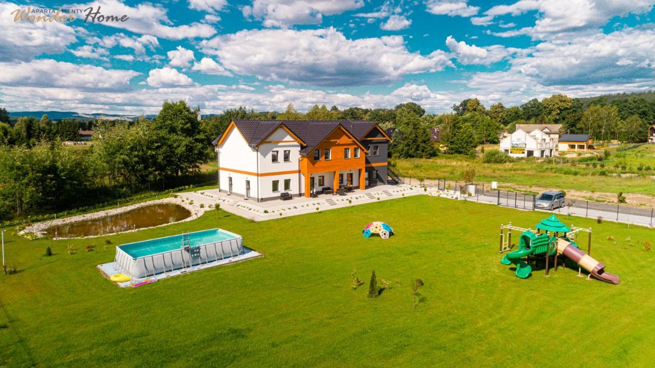 Wonder Home - Apartamenty Halo Karkonosze Z Ogrodem, Sezonowym Basenem, Placem Zabaw I Widokiem Na Sniezke - Zlokalizowane Blisko Karpacza Мыслаковице Экстерьер фото